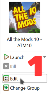 Configure Java for the Modpack