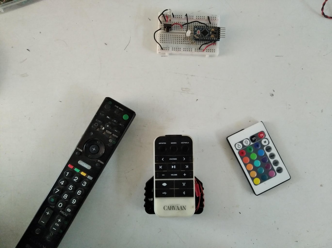 IR Remote Controlled RGB Led Using Arduino Pro Mini : 6 Steps ...