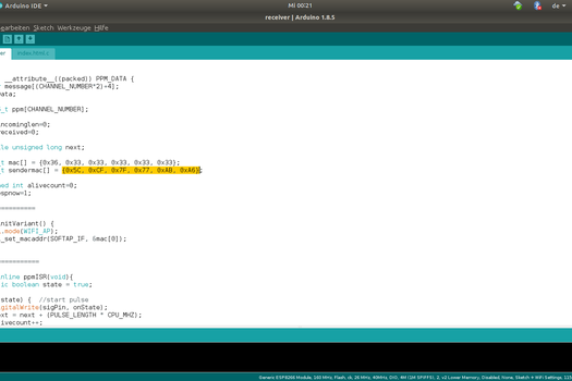 Download and Flash the Sketches