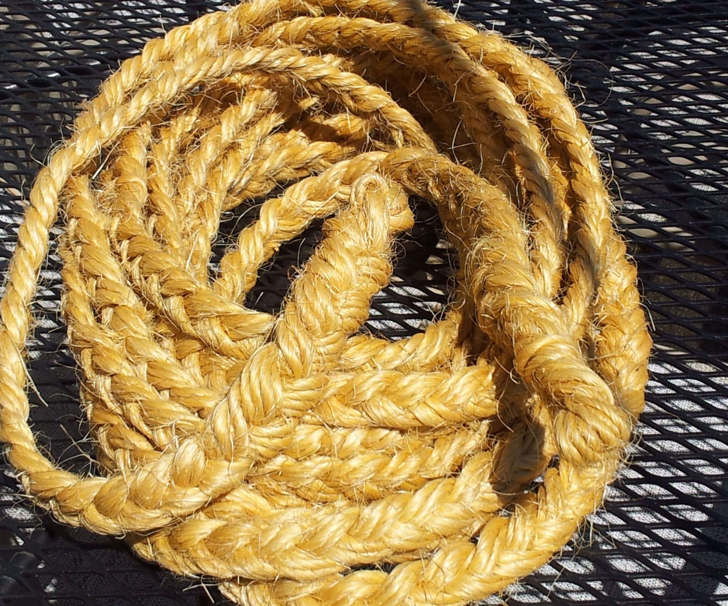 Rope From Bale Twine Waste