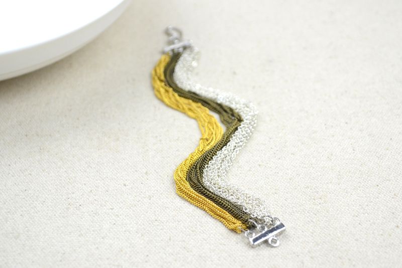 Easy Jewellery Designs-Bracelets to Make With Chains Only