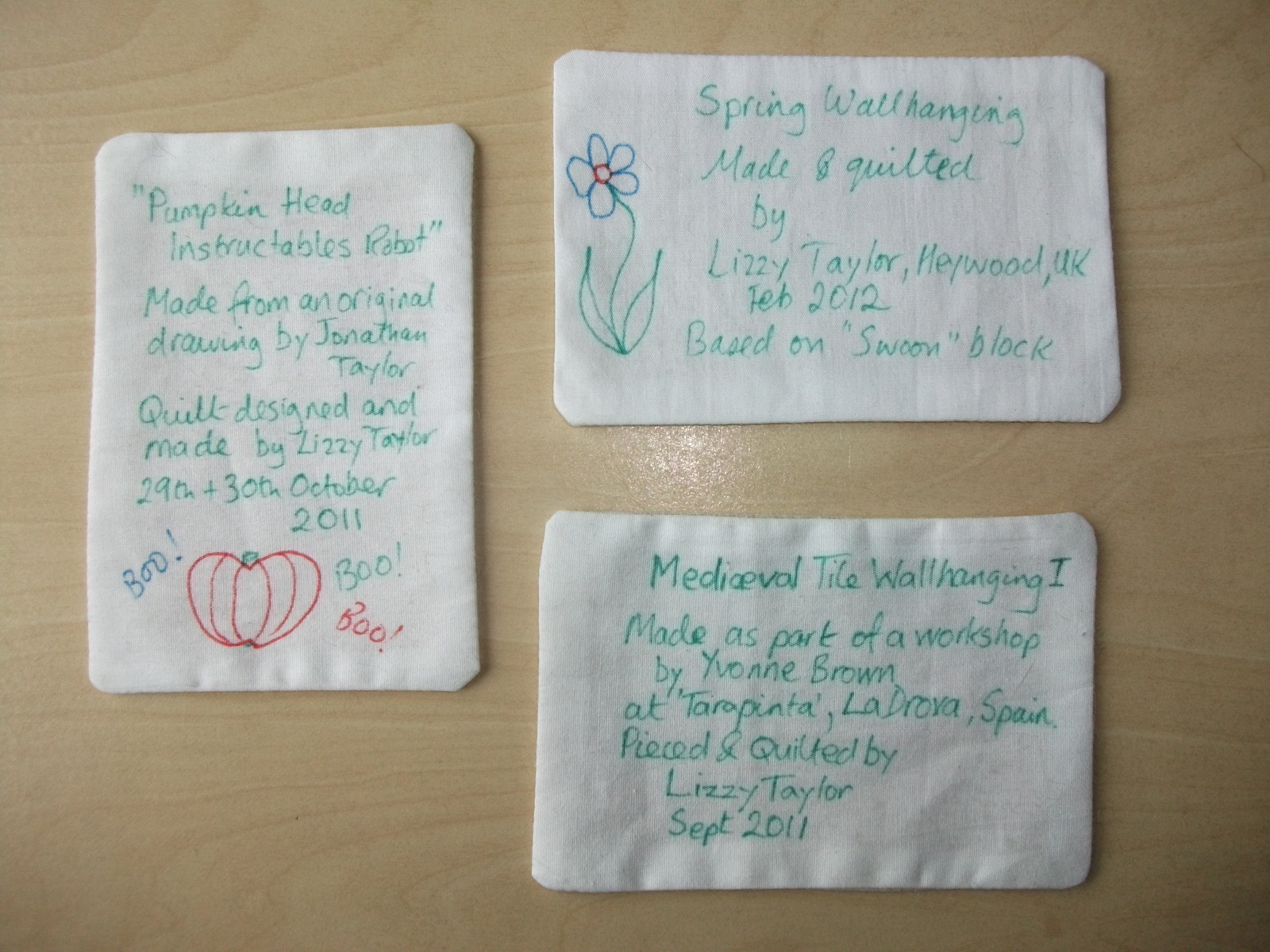 Quilting Basics Muslin and Dryer Sheet Quilt Label 3 Steps Instructables