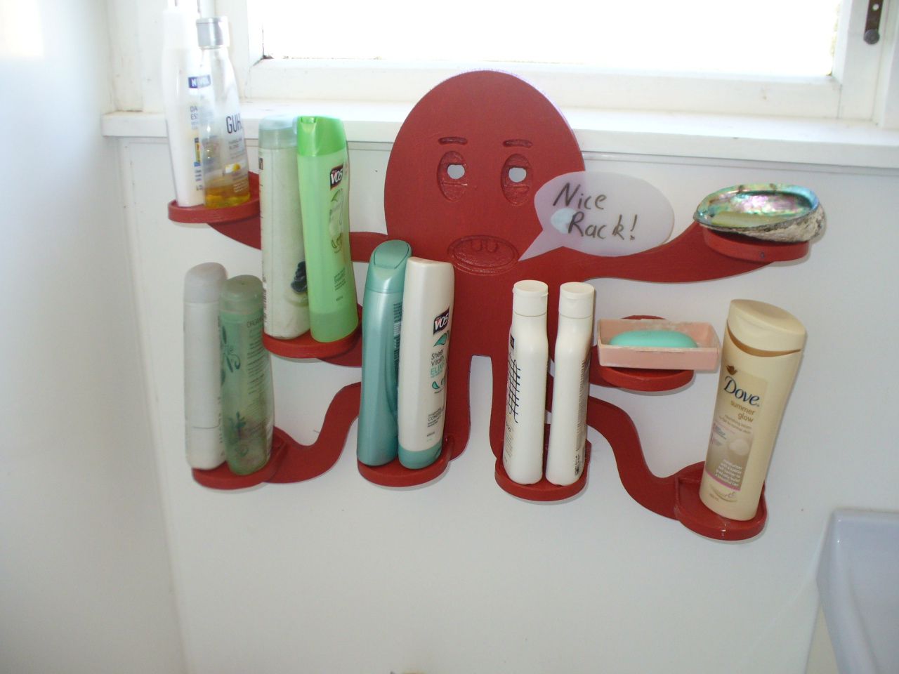 Helpful Bathroom Octopus