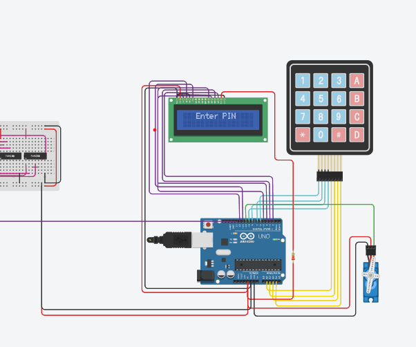 Pin Pad Servo Lock With Backup SoP Unlock