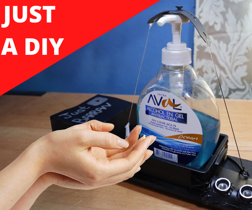 DIY Easy Non-Contact Automatic Hand Sanitizer Dispenser or Automatic Soap Dispenser With Arduino