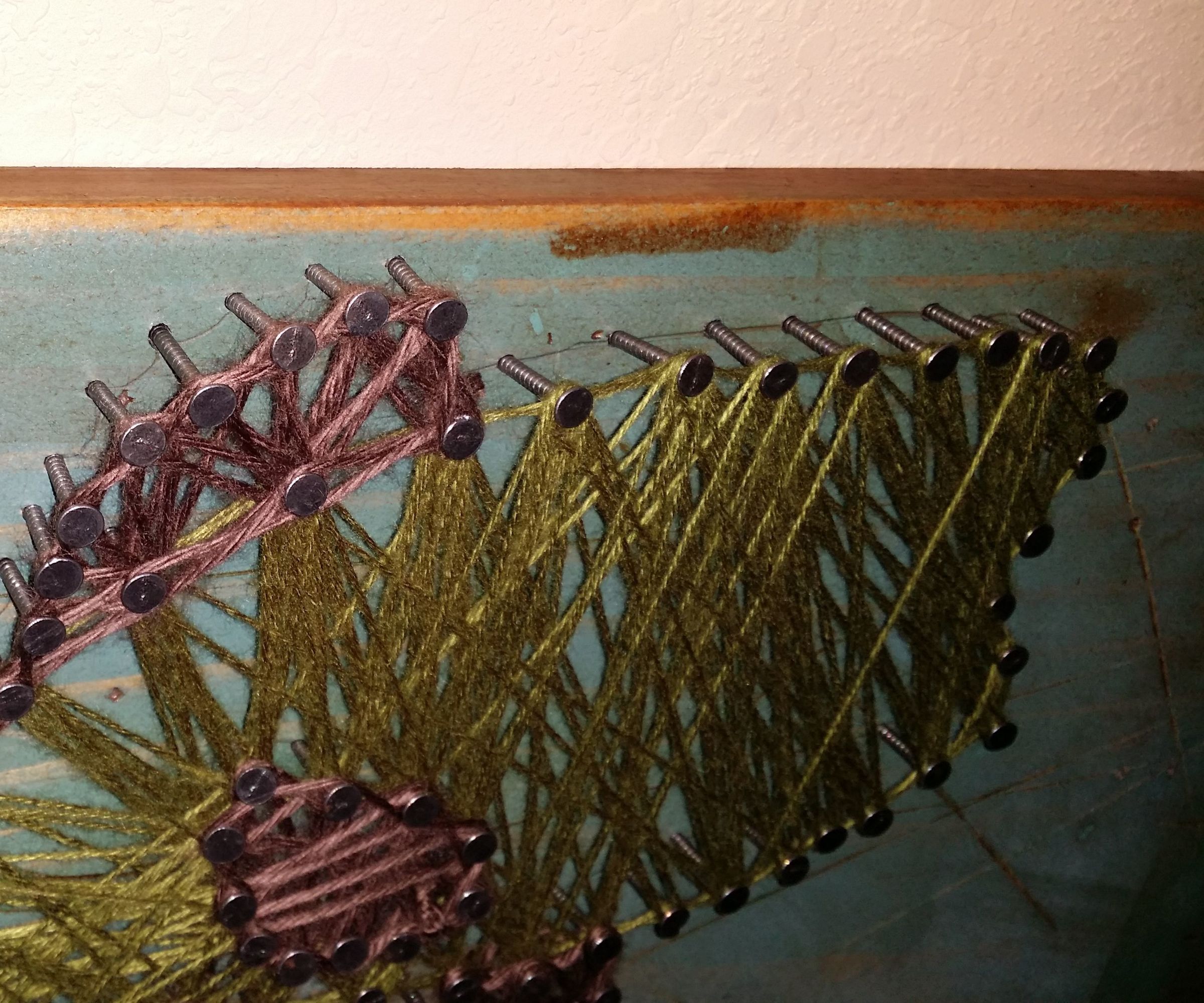 Personalized Bass Fish String Art