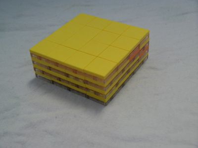 Lego Stacked Sticks Interlocking Puzzle