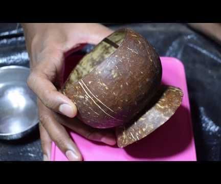 How to Make Cup From Coconut - DIY Coconut Cup