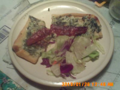 Pizza Bianco.