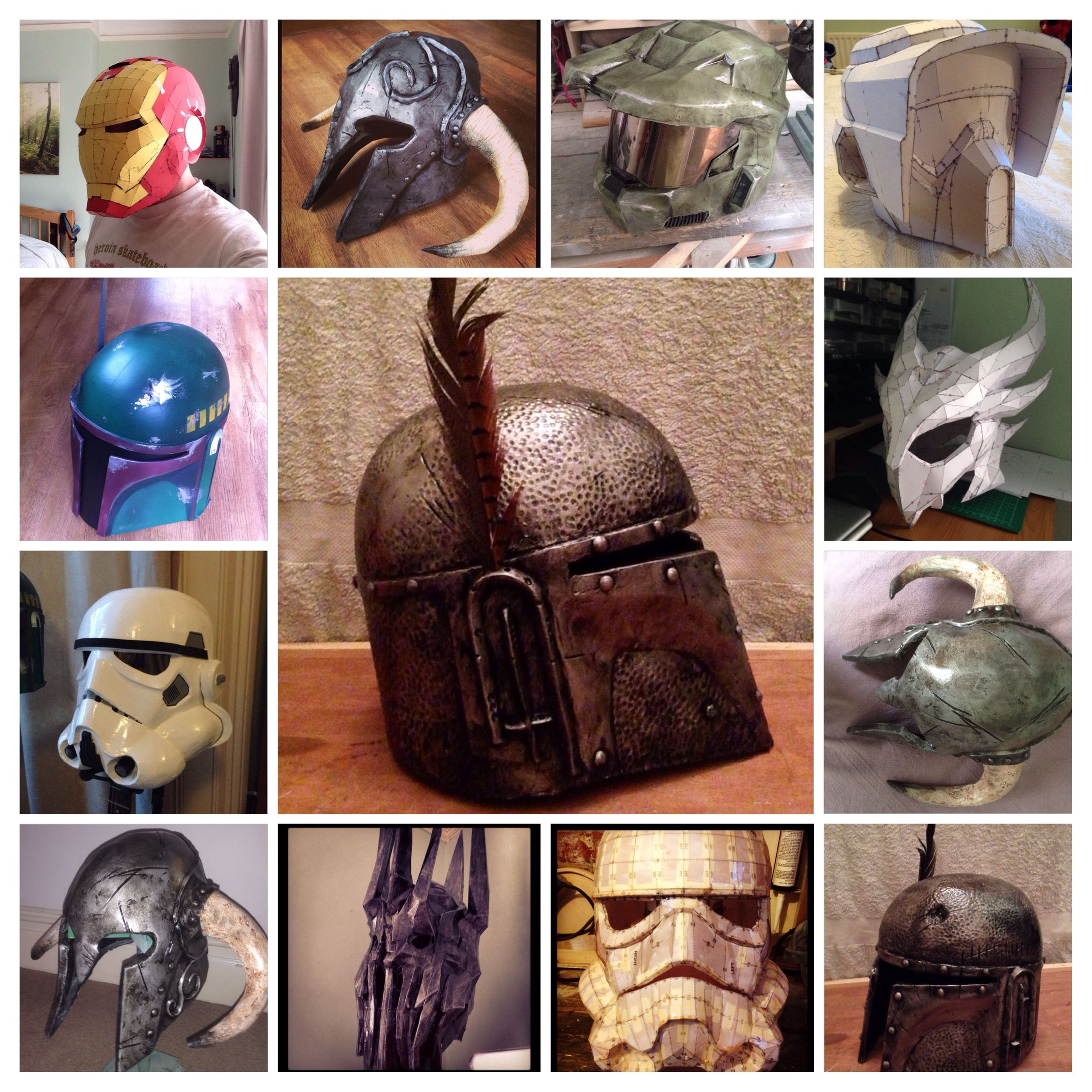 Pepakura Helmets