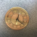 Making a Cubicle Wall Clock With a Lathe