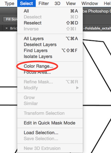 Select the Geometric Object From the Background Into New Layer