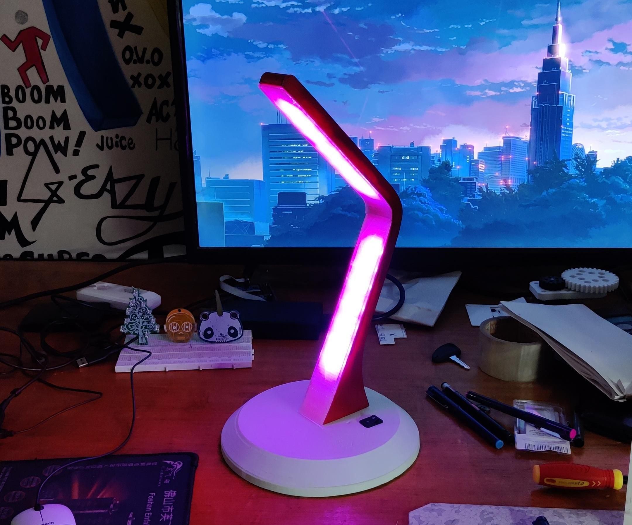 DESK LAMP With ESP12F and RGB LEDs