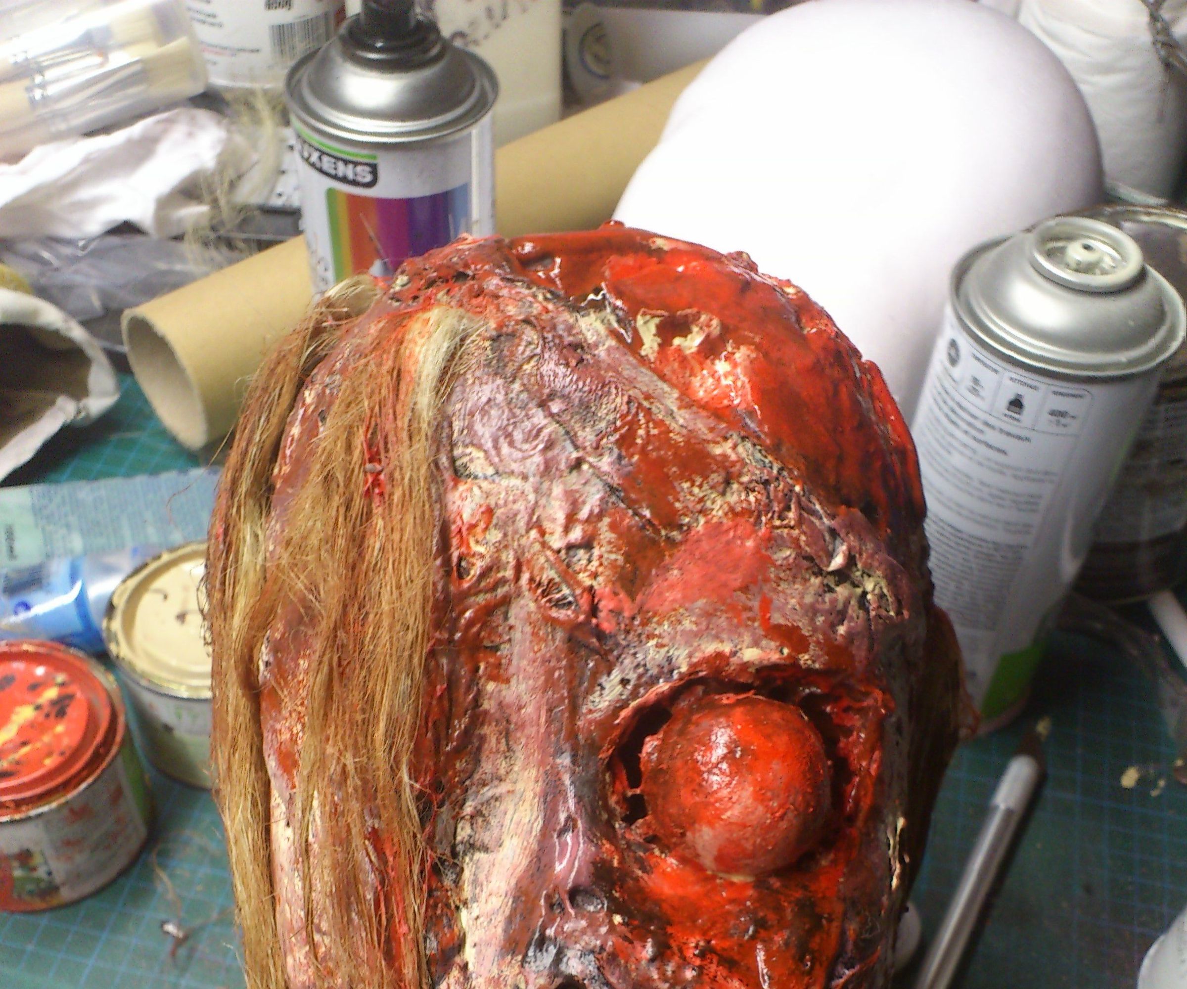 Make a Zombie Head