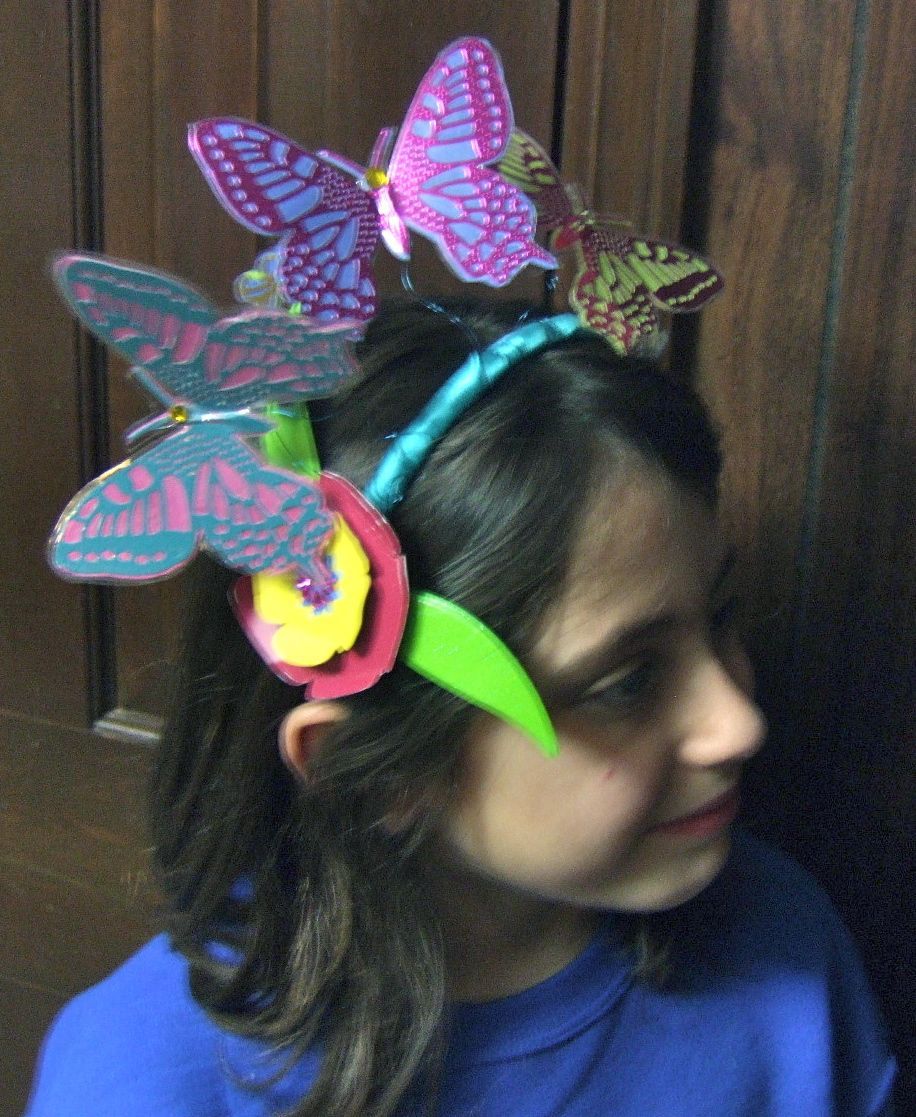 Paper Butterfly Fascinator