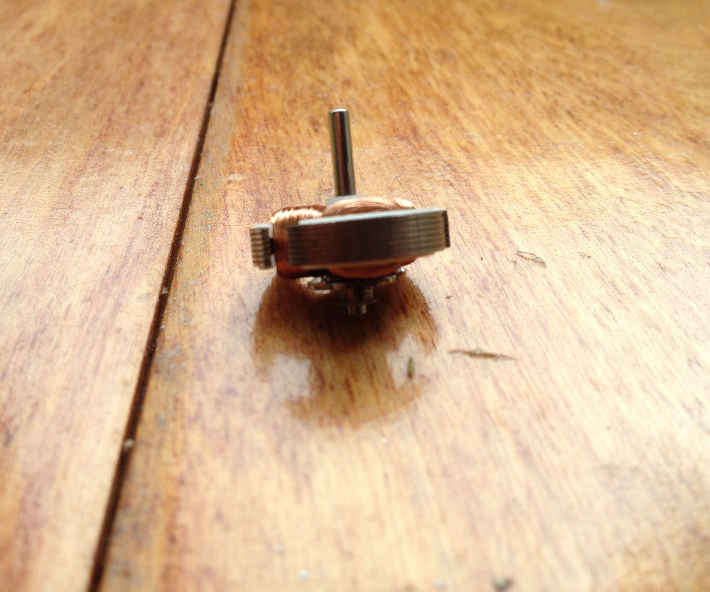 Cool Spinning Top From Old Motor