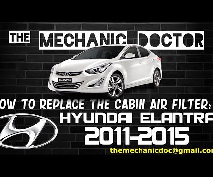 How to Replace the Cabin Air Filter: Hyundai Elantra 2011-2015