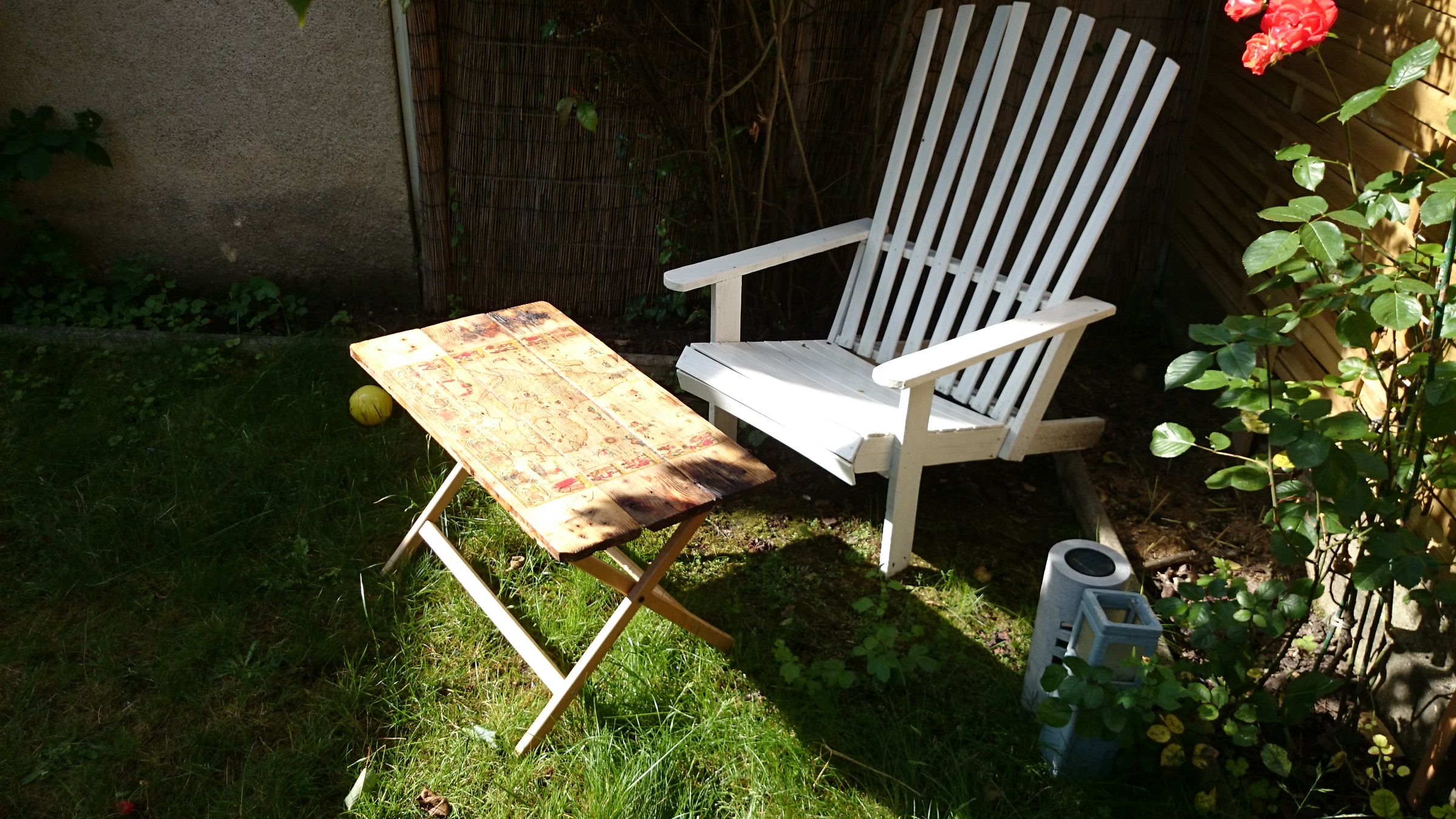 Vintage Map Garden Coffee Table