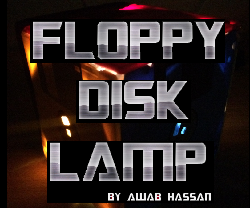 Floppy Disk Lamp