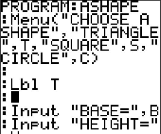 Programming Using the TI-84 Plus