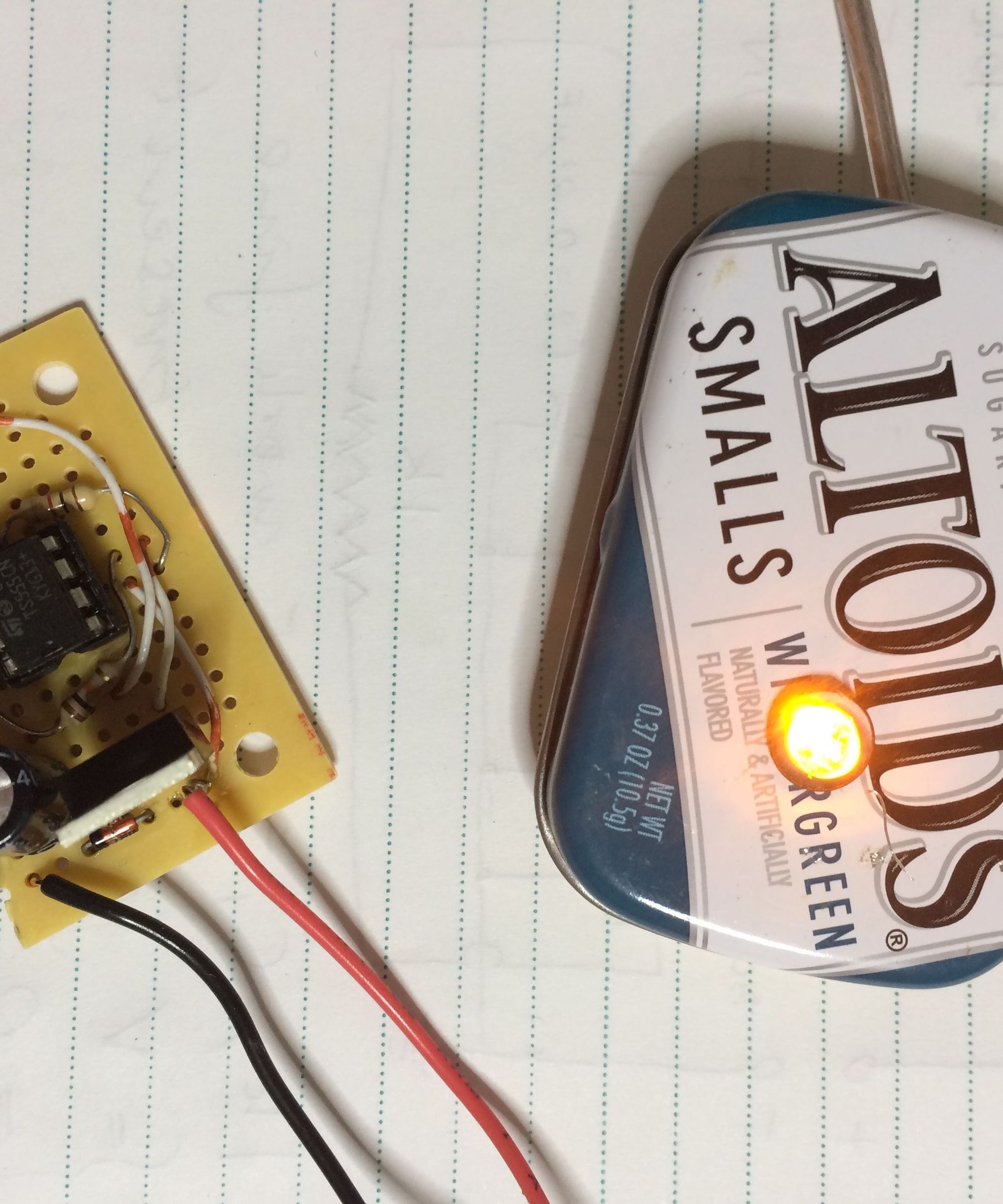 Reverse Parking Assist in the Garage Using Existing Safety Sensor and Analog Circuit
