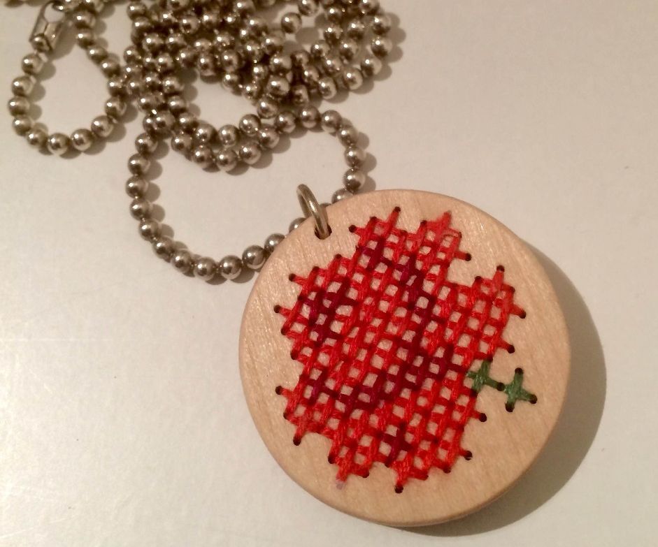 Create Your Own Cross Stitch Necklace