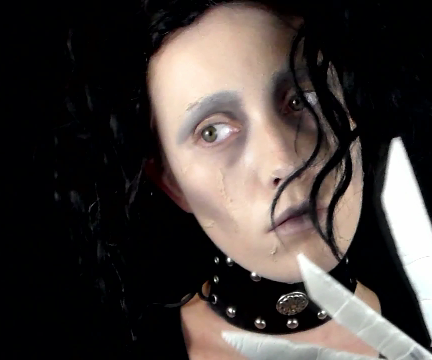 Edward Scissorhands Makeup Tutorial