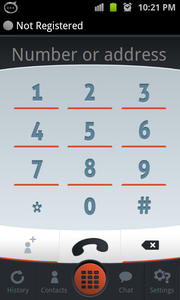 Install Linphone App (on Smartphone)