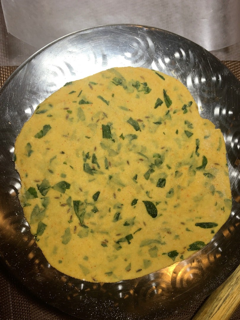 Fenugreek Leaves Flat Bread