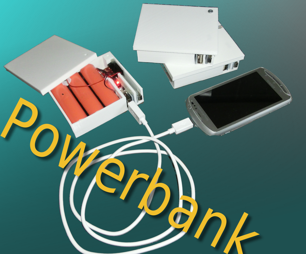 4000mAh - USB Powerbank Out of the Trash Can 