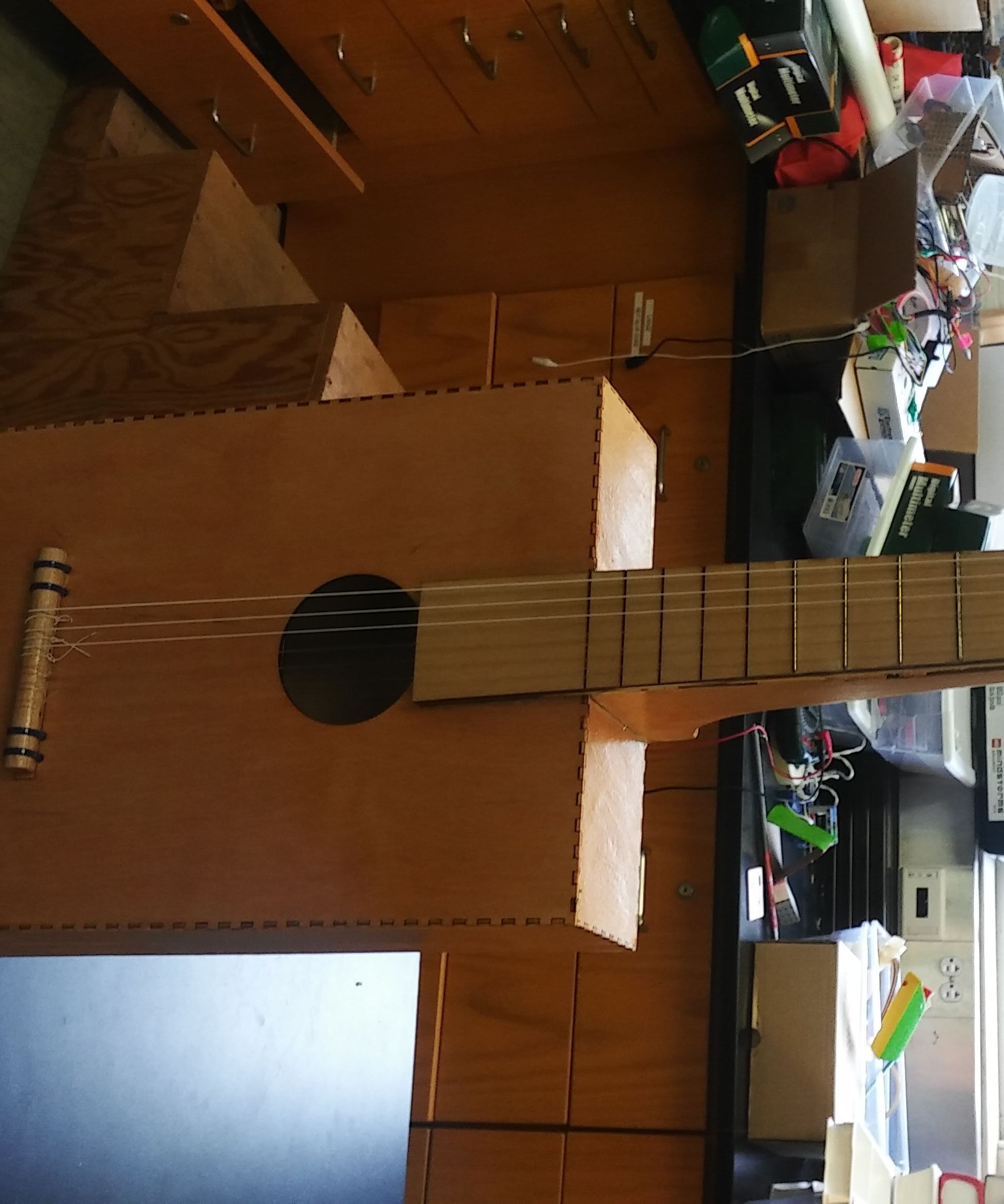 Laser Cut Box Guitar
