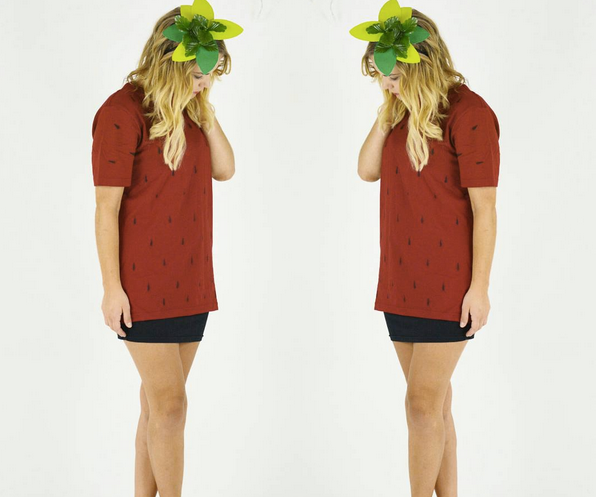 DIY Strawberry Halloween Costume