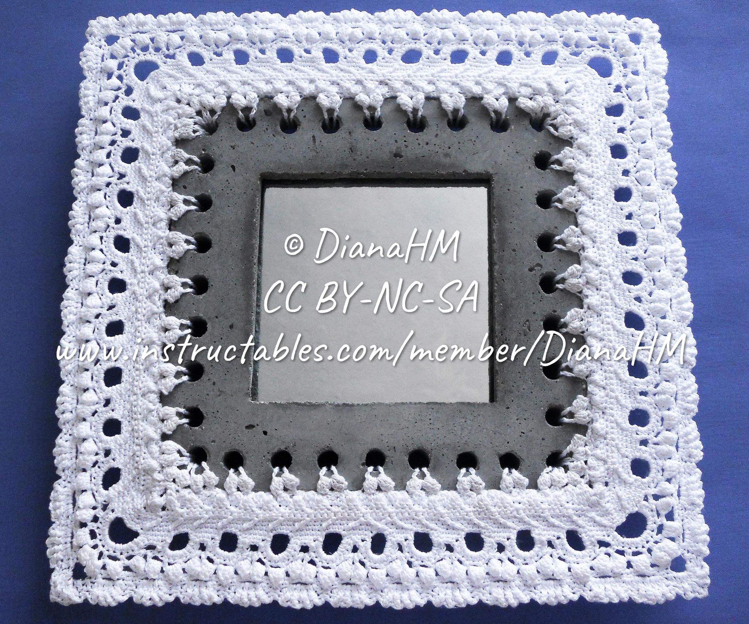 Frame Made of Yarn and Concrete