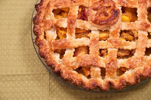 Peach-Mango Pie With a Lattice Crust