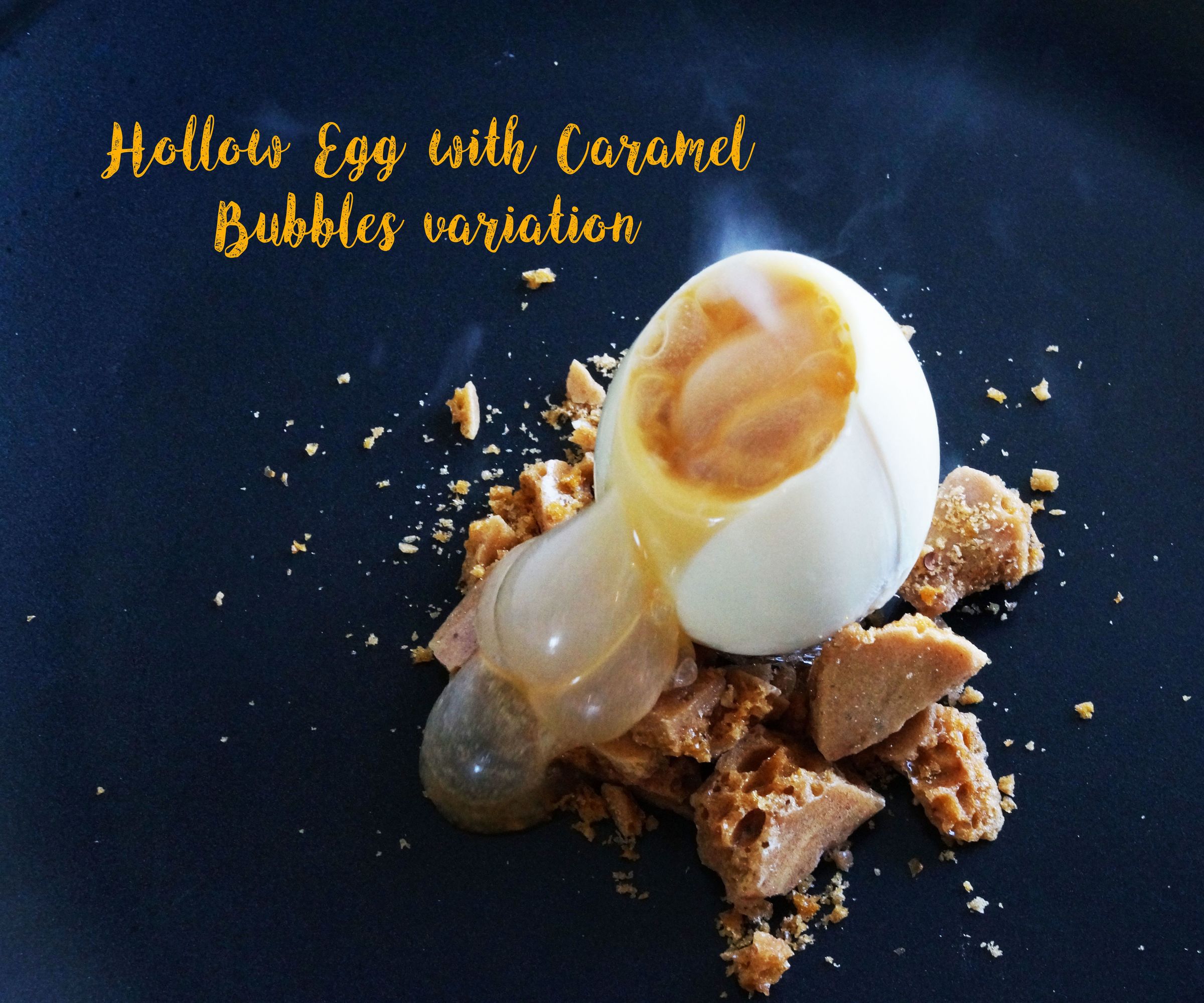 Chocolate Egg Surprise With Bubbling Bubbles or Flavored Foam