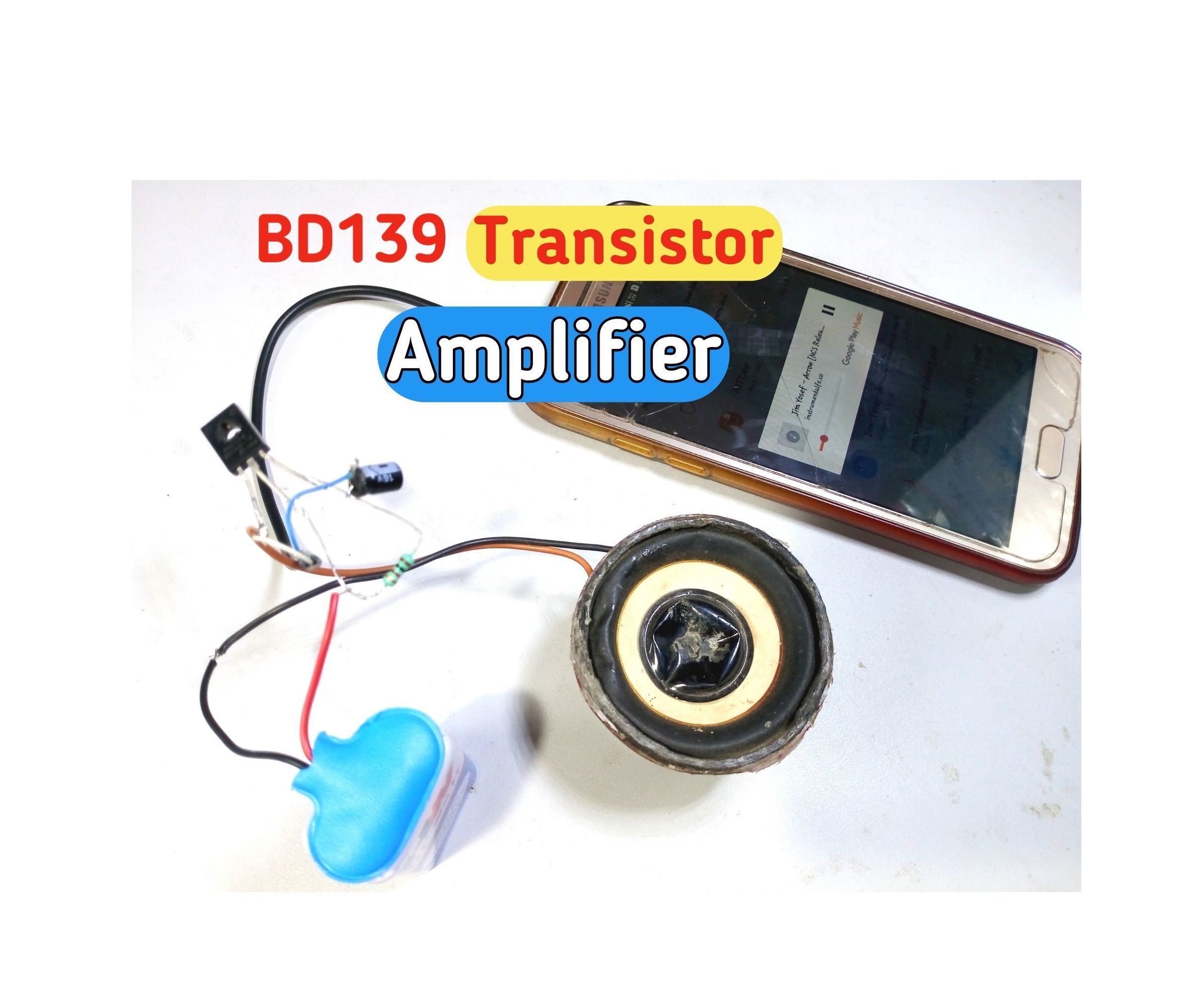 BD139 Transistor Amplifier Make Easily