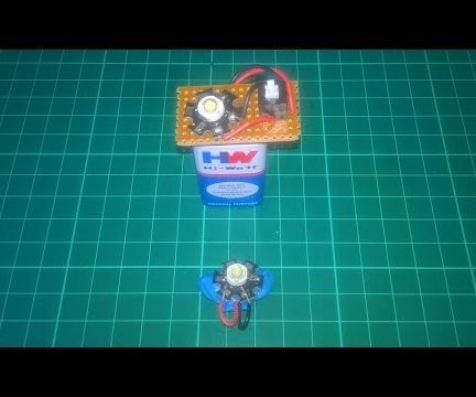 DIY 9V LED Torch - Quick Hacks