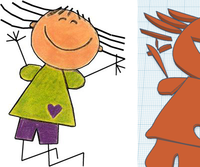 Make "Joy" Using Google Drawings & Tinkercad