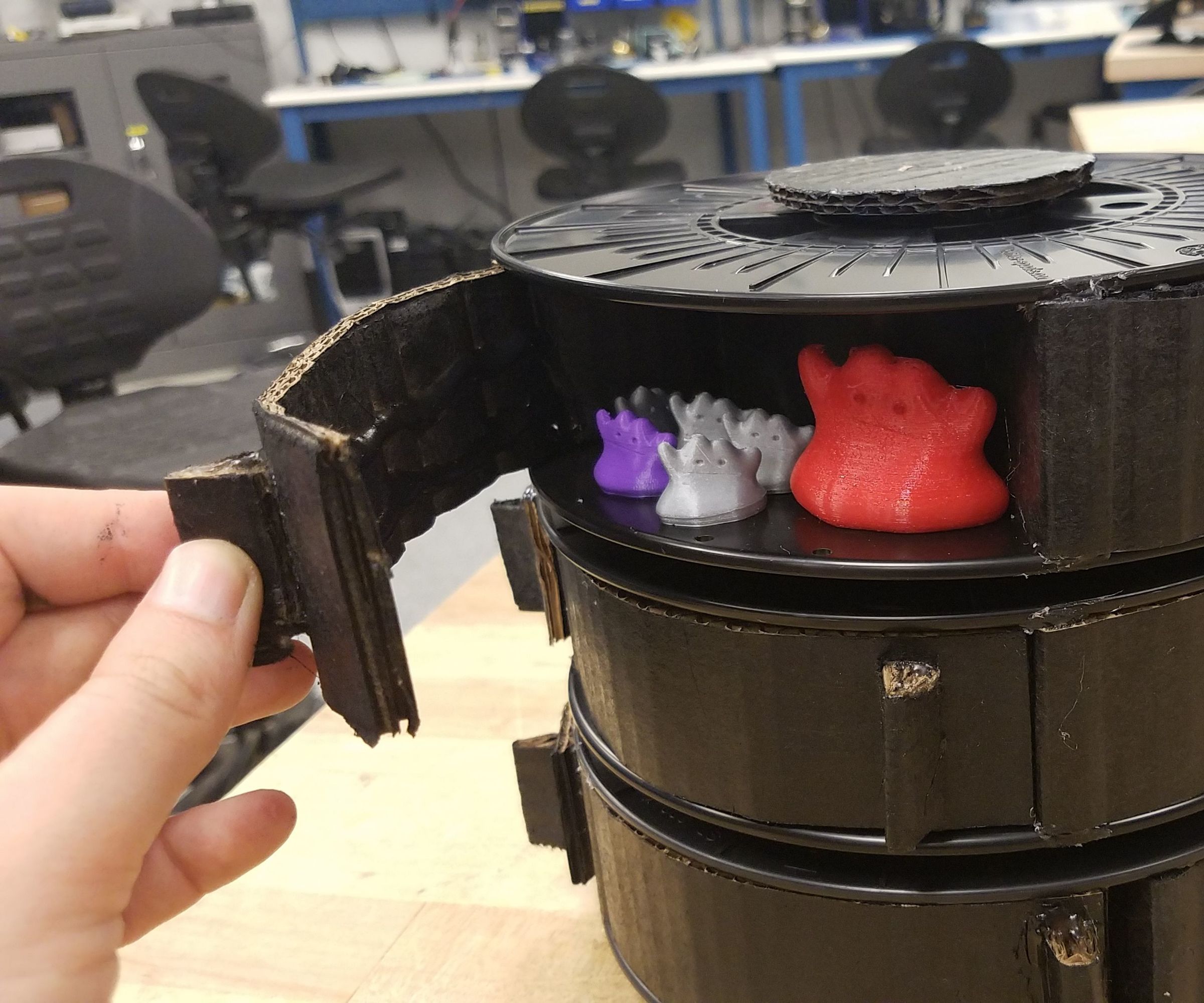 Rotating Desktop Storage