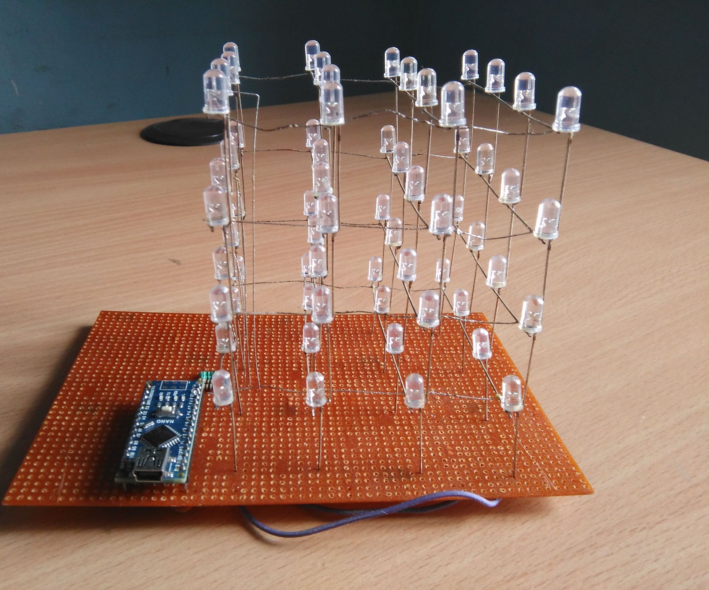 4x4 Led Cube Full
