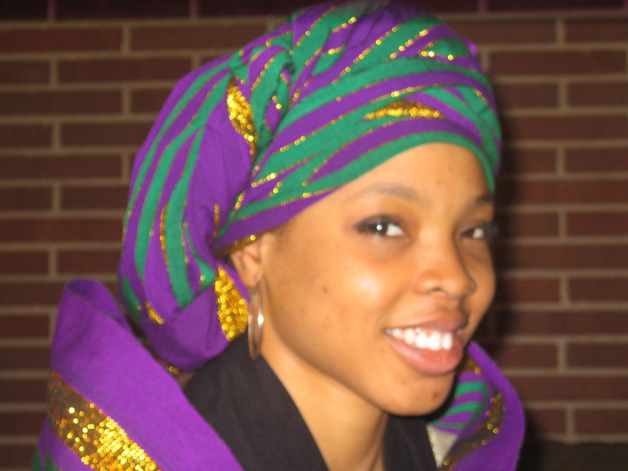 How to Tie a Nigerian "Gele" Using Aso-oke.