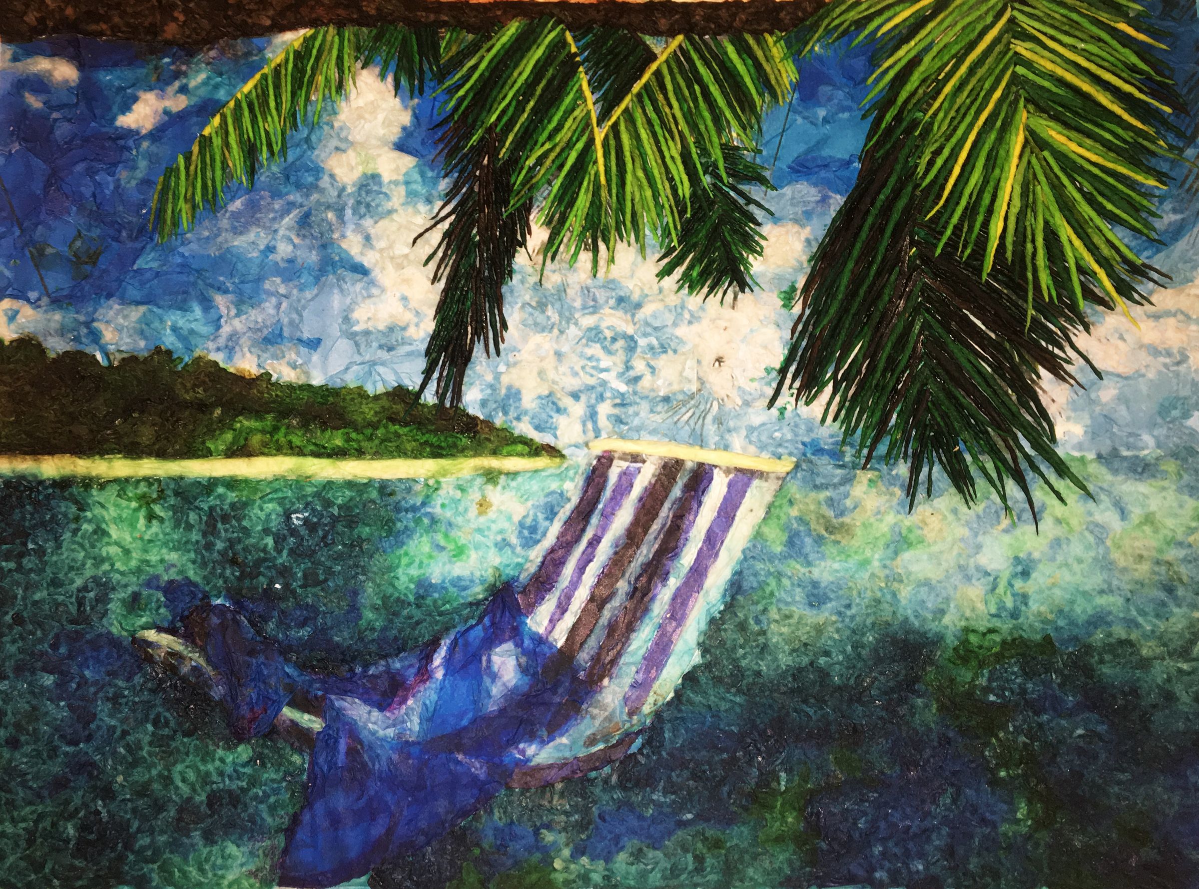 Tissue Paper Landscape 7 Steps Instructables