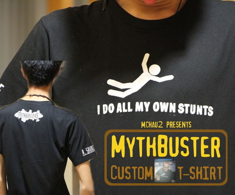 Mythbusters Tshirt!! (Custom Tshirt Print With Ease) 7 Steps