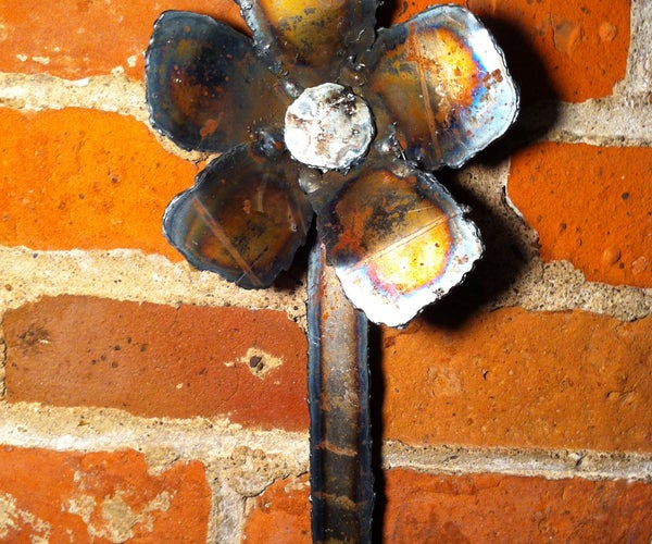 Sheet Metal Flower to Practice Plasma Cutting and Welding