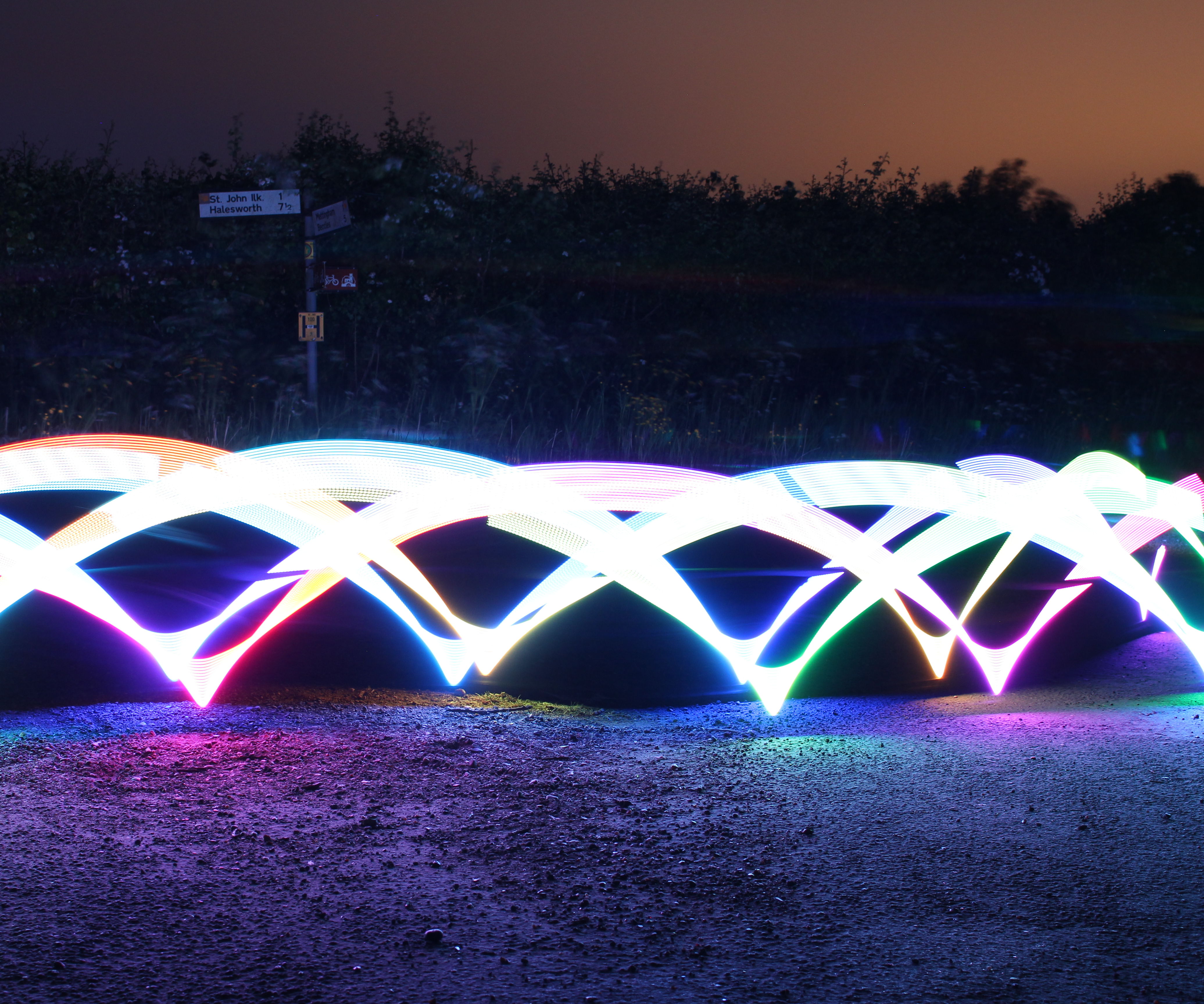 Rainbow Bike Lights