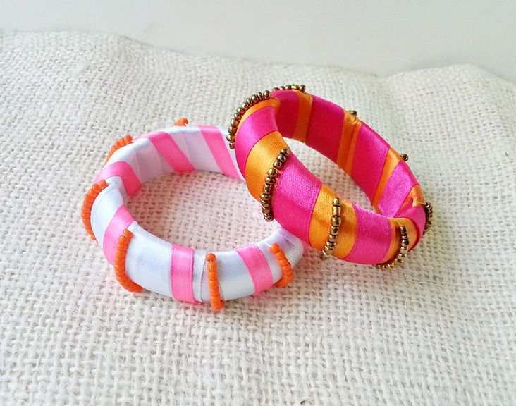 Treat Ürself ribbon bangle