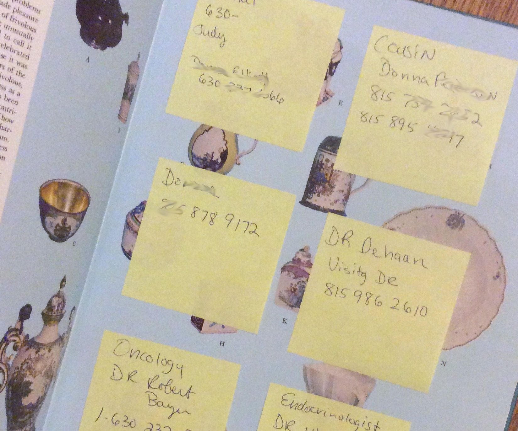 Fancy Info Book Out of Household Items