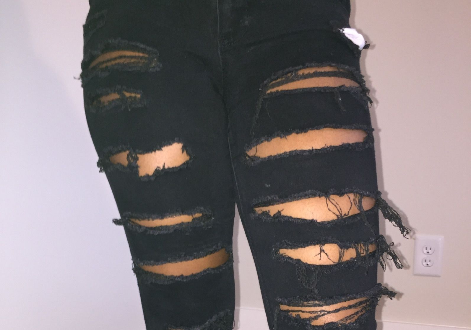 DIY Distressed Jeans