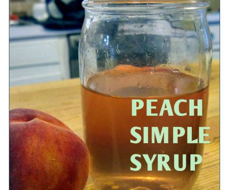 Peach Simple Syrup