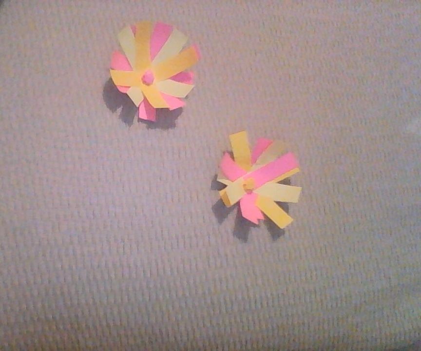 Paper Flowers/Sticky Note Flowers.
